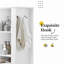 Grande armoire de rangement moderne pour salle de bain - capacité de 80 lb avec bac inclinable - tablettes réglables et charnières à fermeture en douceur - poignées en aluminium pour l'organisation à la maison-114286756