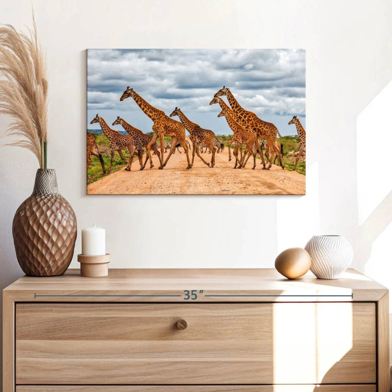 Girafes de Brampt, animaux de safari, H 16 po x l 24 po