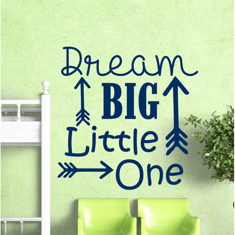 Décalcomanie murale big little rêve Baumeister, Bleu marine