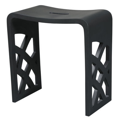 16.5'' W Solid Surface Resin Shower Bench
