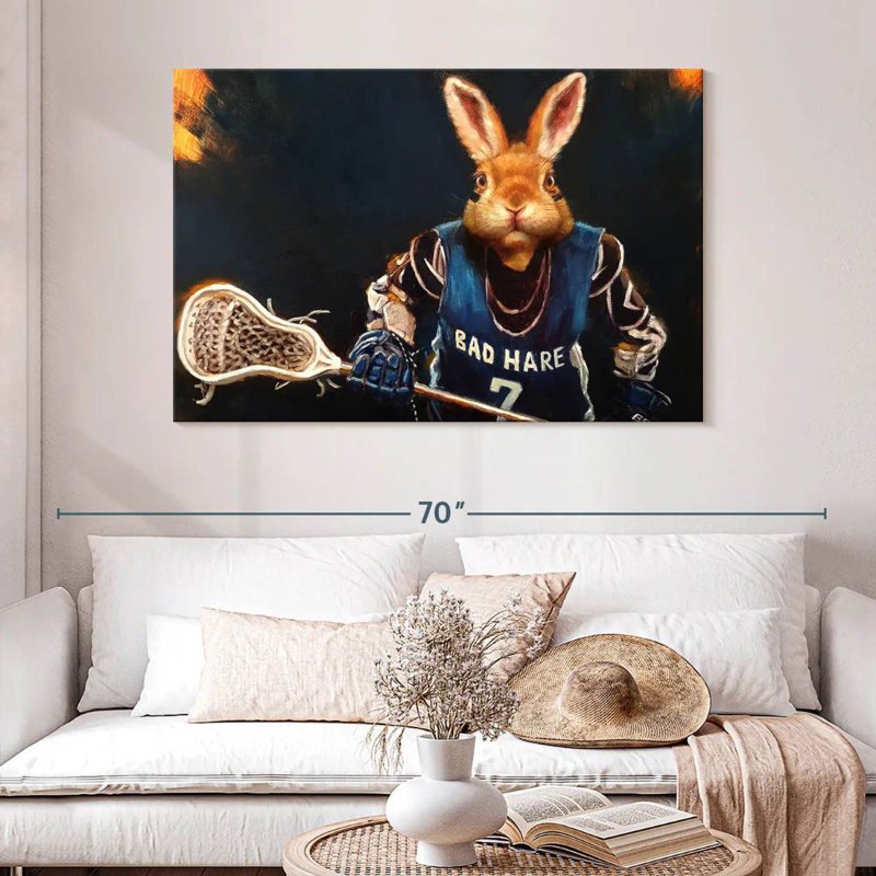Brampt Game Face, 32" H x 48" W