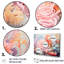 «Pink Anemone Symphony - Coastal Coral Under Water», art mural sur toile-107734766-107734767