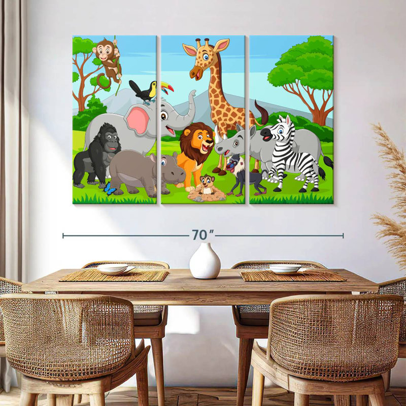 Caricature d'Ashelle pour enfants, H 48 po x l 74 po