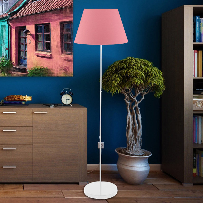 Lampe sur pied 56 ", Rose