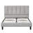 Upholstered Full Size Platm Bed Frame