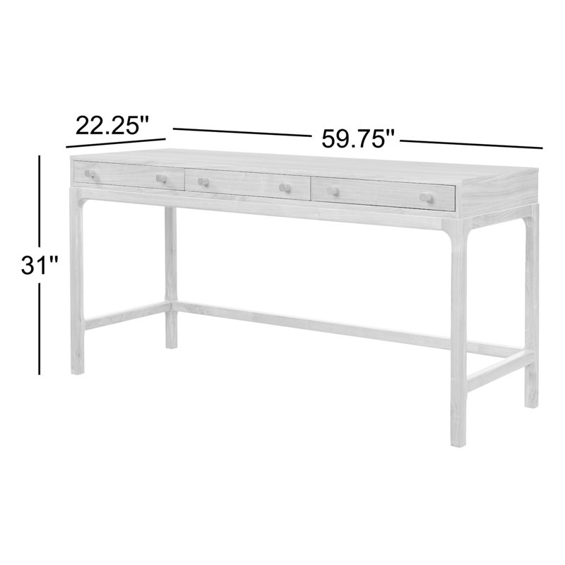 Arturo Solid Wood Writing Desk