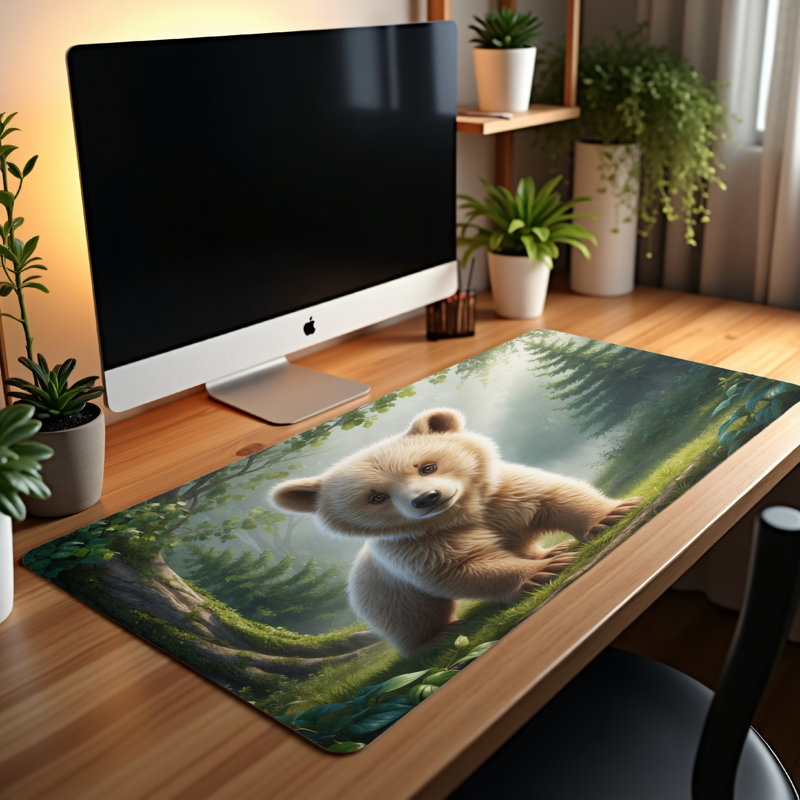 Polyester Desk Pad, 14.4x12.1