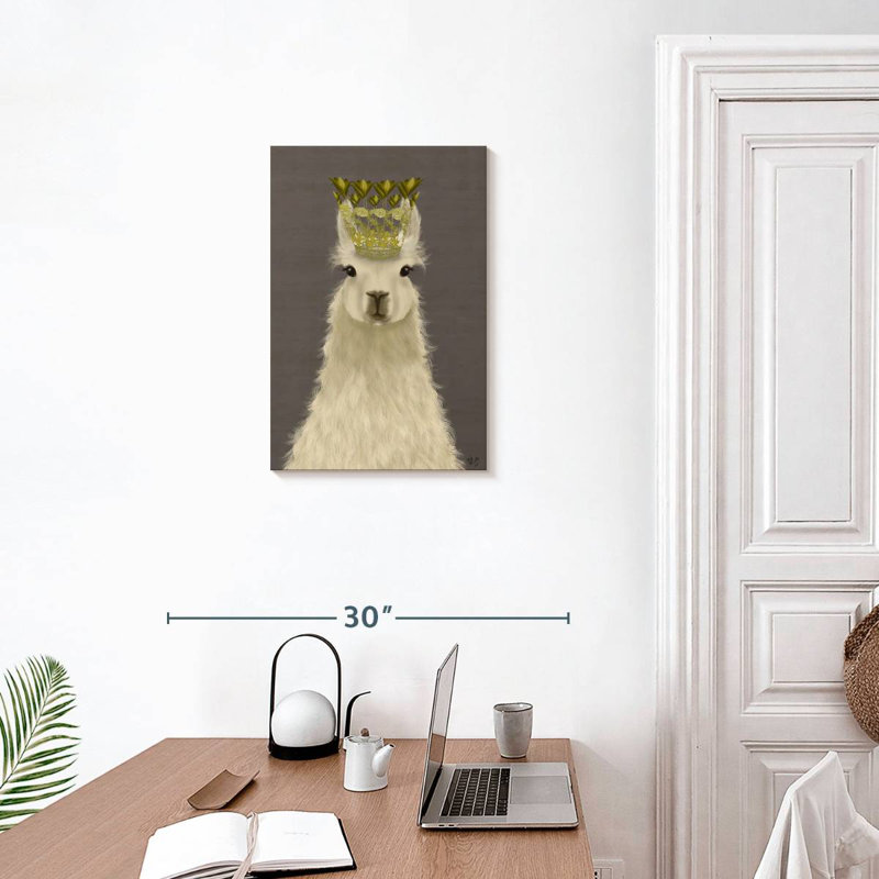 Brampt Llama Queen, 24" H x 16" W