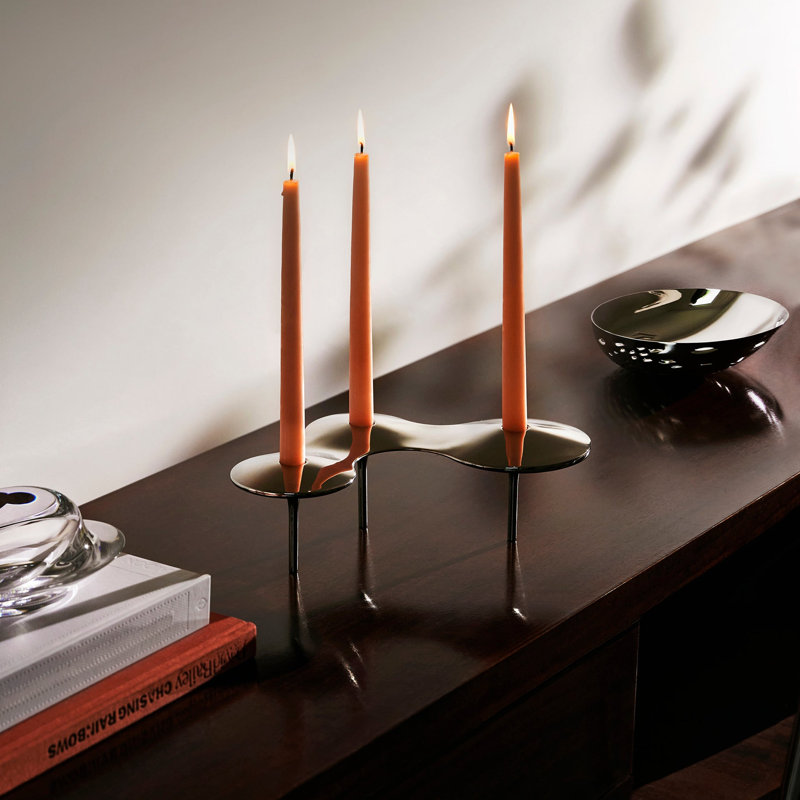 Cell Candle Holder, Rose Gold, Silver Stainless Steel
