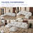 Minarik 4-Seat Chenille Fabric Upholstered Sectional Sofa With 2 Ottoman-670162002