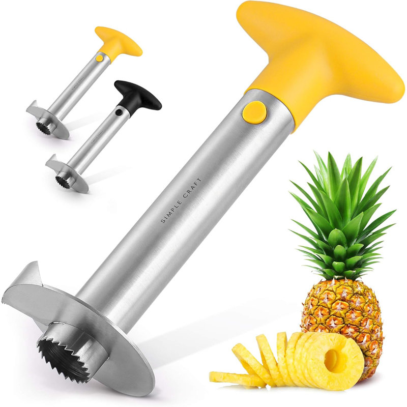 Zulay Kitchen Pineapple Corer And Slicer Tool By  Simple Craft - Yellow