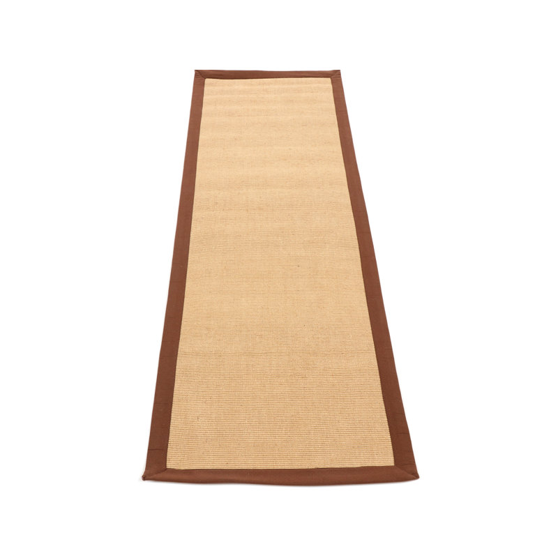 Sisal Hand Woven Brown Rug, Runner 80 x 500cm