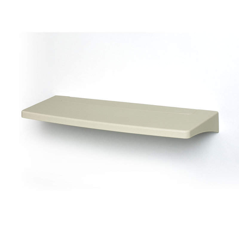 Deundray Plastic / Acrylic Floating Shelf, Wheat