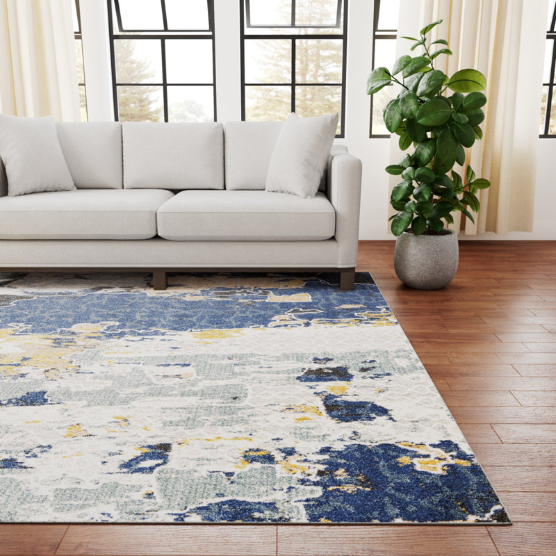 Edenbrook Abstract Multi-Colored Rug, 5 X 8