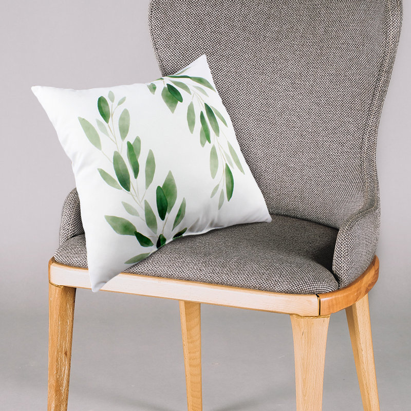 Housse et insert de coussin carré saisonnier