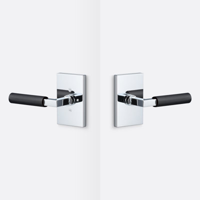 Levanto Privacy Rosette, Knurled Grip