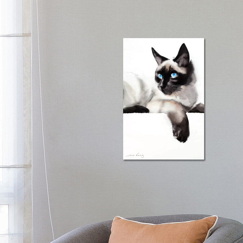 Cat Gaze by Soo Beng Lim - Wrapped Canvas Gallery-Wrapped Canvas Giclée, 101.6 cm H x 66.04 cm W x 1.91 cm D