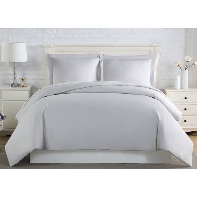 Southshore Fine Linens Classic Collection 300-threac count Cotton Percale Duvet Cover Set