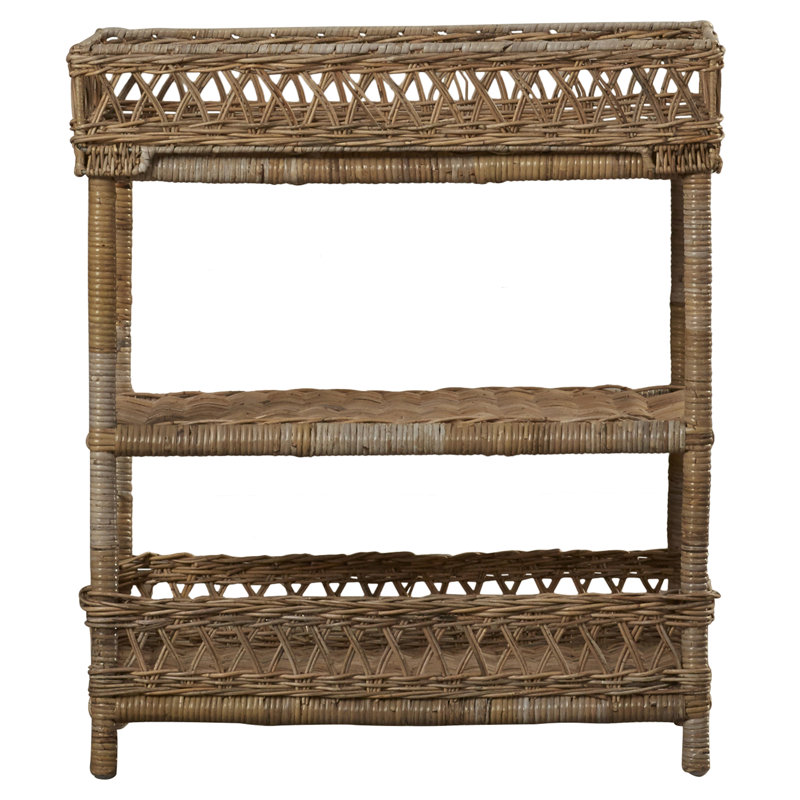 Arloe Wicker Bar Cart