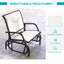Fauteuil oscillant Outsunny (excluant la table)