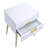 Side Table With Storage Capacity - Compact For Small Spaces Mid-century Modern And 2 Compact, Fits Smaller Spaces, End Table, Nightstand Option-1089861334