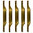 Set of 5 Modern Thin Metal Pull Handles-100014751