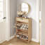 8 Pair Flip Down Shoe Storage