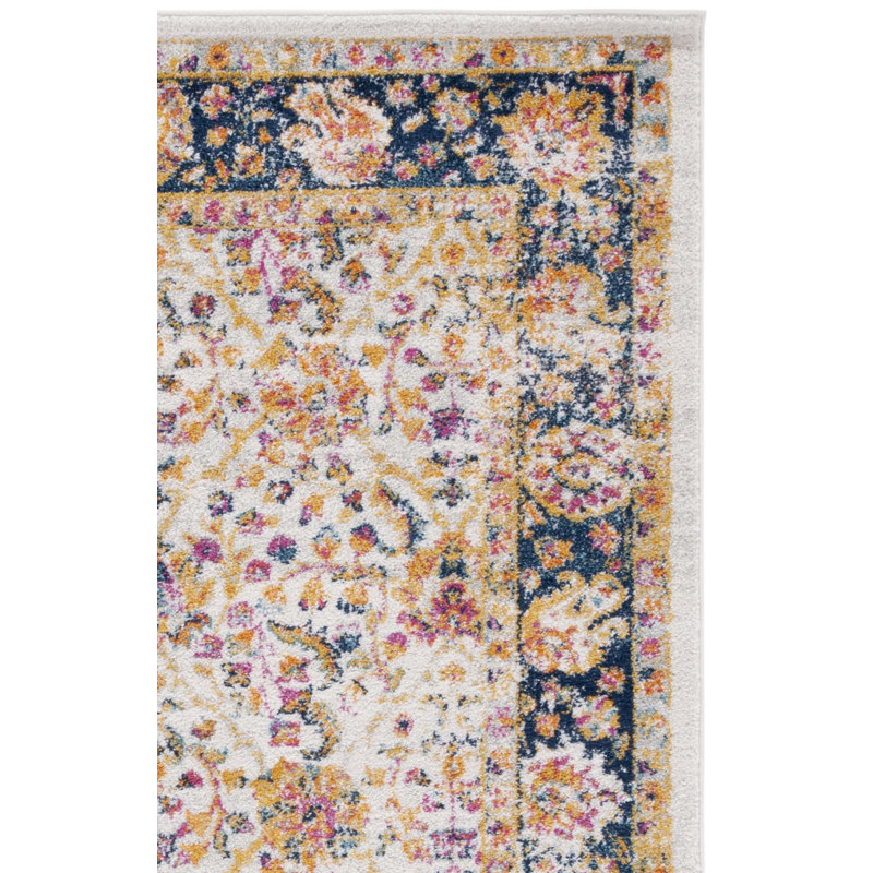 Christa Oriental Cream Area Rug, Runner 2'3" x 12'