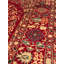 Tapis en laine et coton rouge noué à la main Original