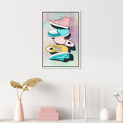 " Pastel Tie Dye Sneakers "
