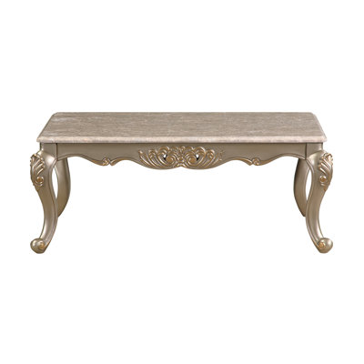Monarch Coffee and End Table Set Champagne