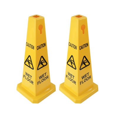 26" Commercial Caution Wet Floor Sign