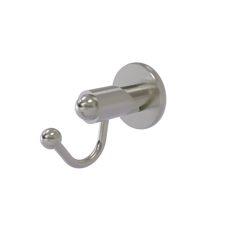 Soho Wall Mounted Robe Hook, Satin Nickel