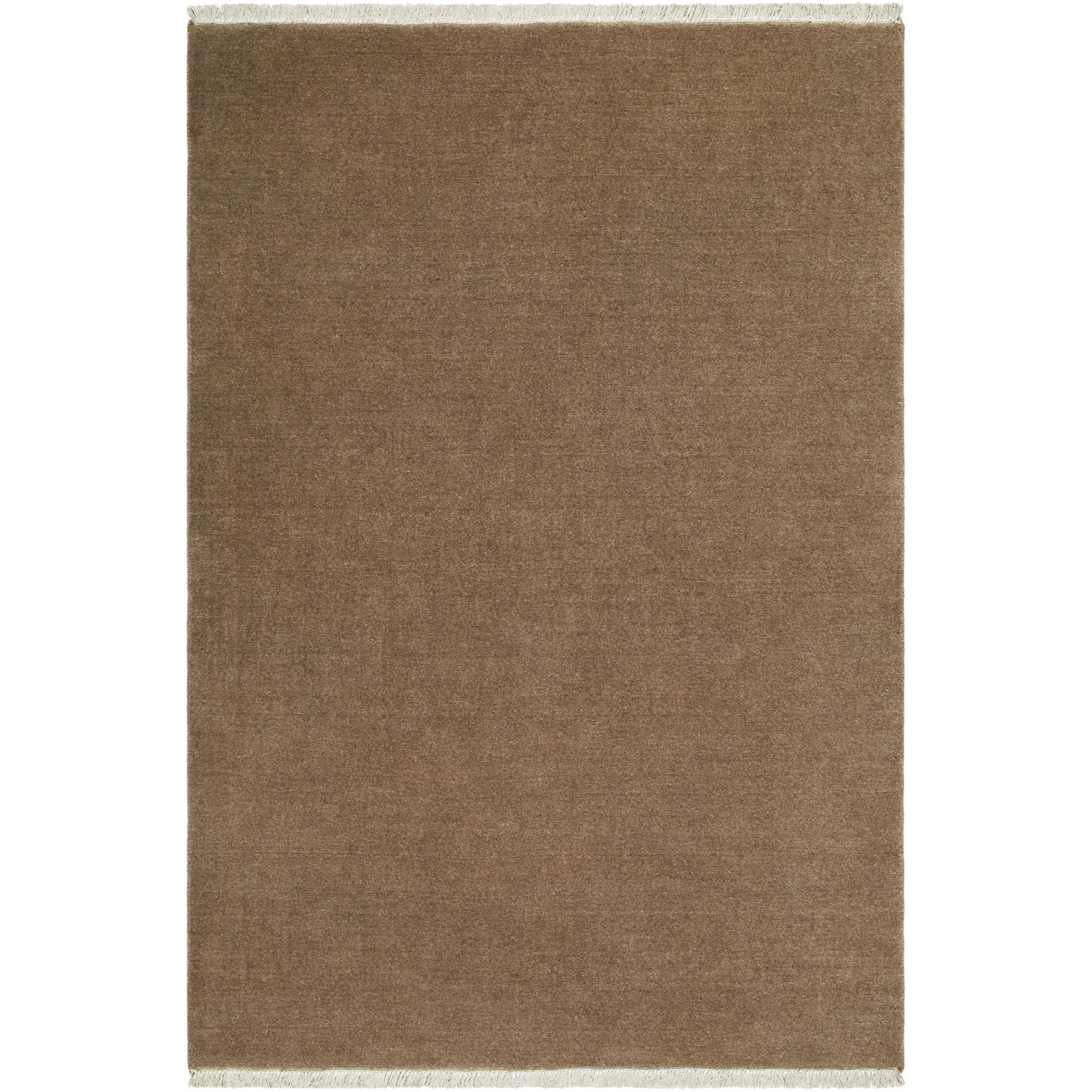 Clio Hand-Loomed Dark Gray Wool Rug, Rectangle 8' x 10'