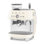 Retro style semi-automatic espresso coffee machine with grinder for the 50s from SMEG
