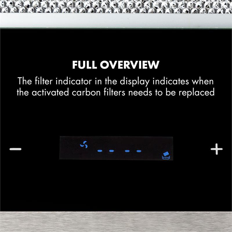 Prism 95cm Ductless Island Cooker Hood