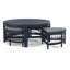 Raffles Rattan Cocktail Table with Benches-71441851-71441871