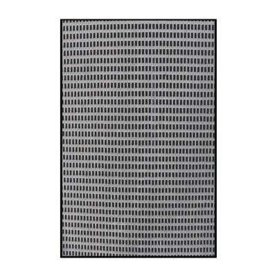 Tapis noir/gris à motifs Tisbury