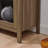 Arched-Top Glass-Door Storage Cabinet with Adjustable Shelves-772186593