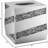 Dwellza Silver Mosaic Square Tissue Box Cover