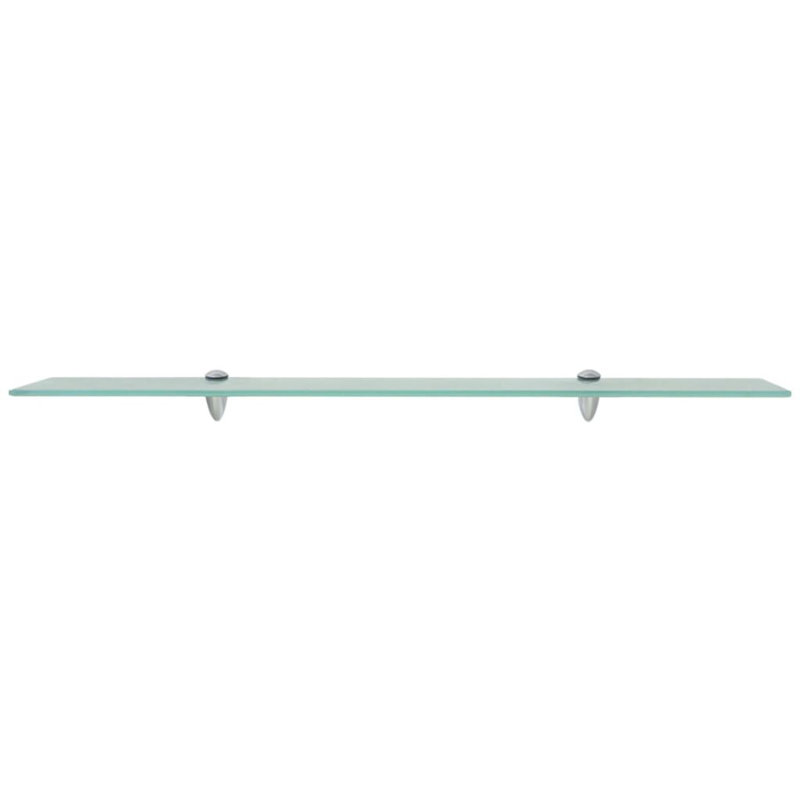 Glass Floating Shelf, Clear, 0.8cm H x 90cm W x 20cm D