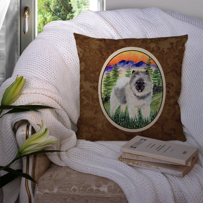 Coussin décoratif intérieur / extérieur Keeshond