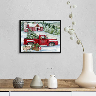 «Christmas Tree Farm» par Susan Winget - peinture sur toile tendue