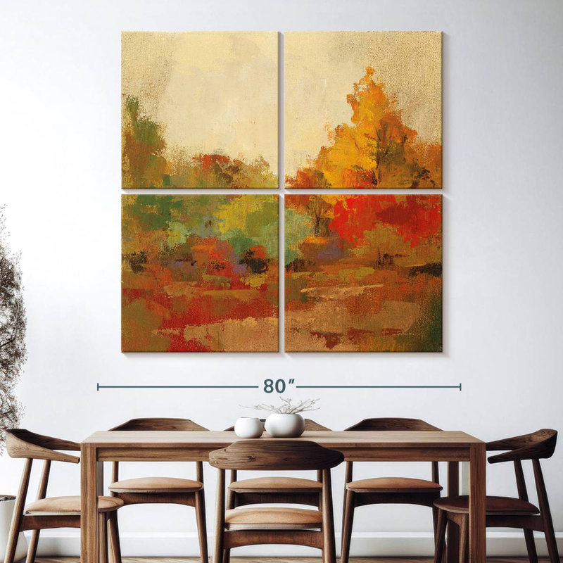 Avery Fall Forest III, 74" H x 74" W