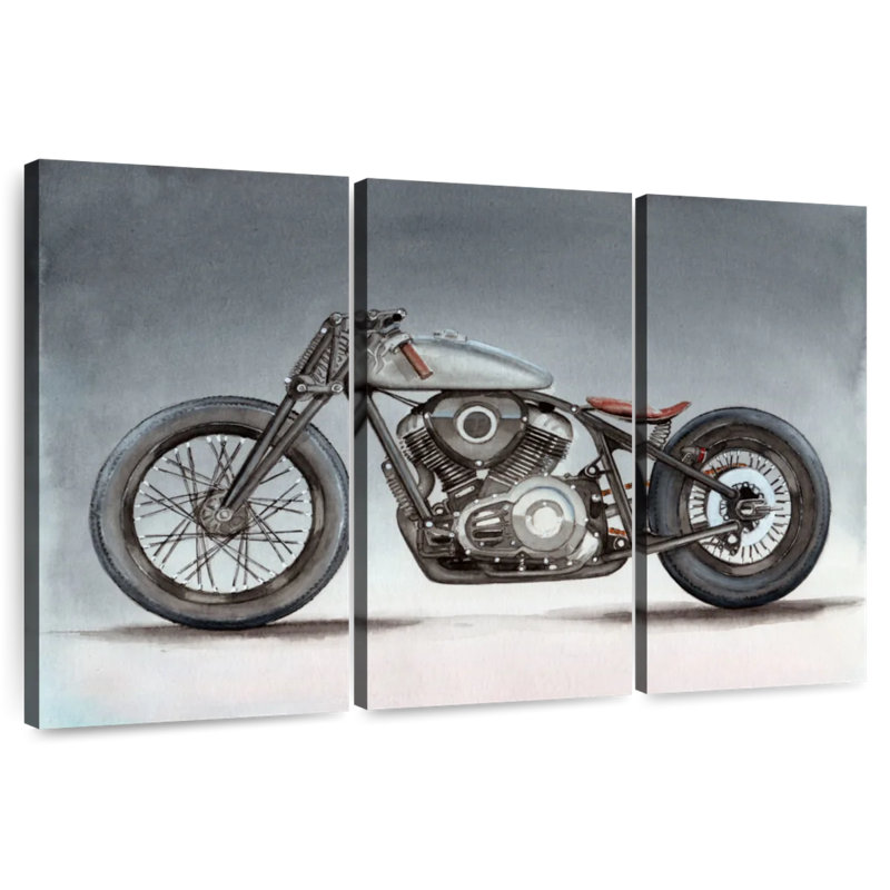 Motocyclette Mehar, H 20 po x l 33 po