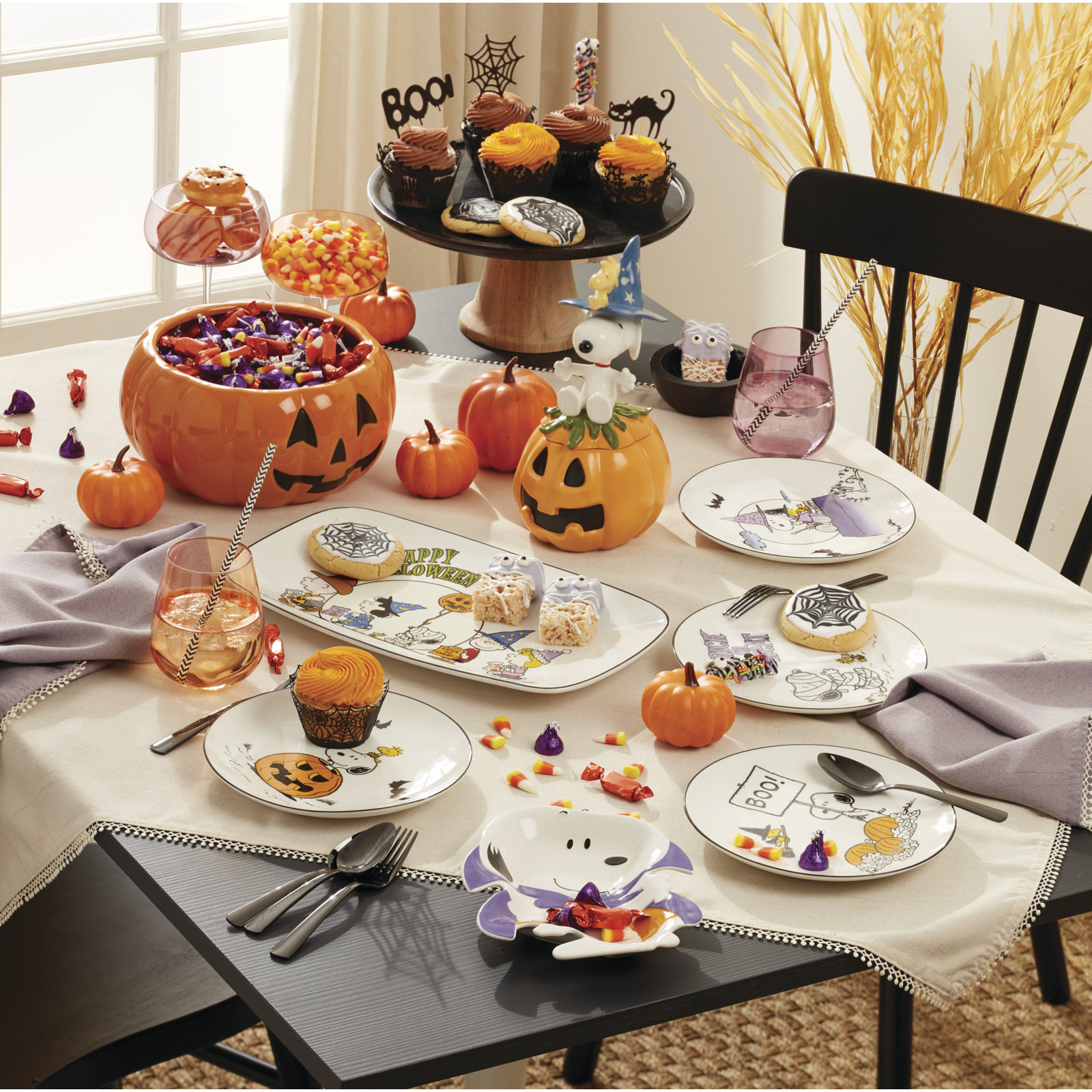 Lenox The Great Pumpkin Accent Plates, Set of 4