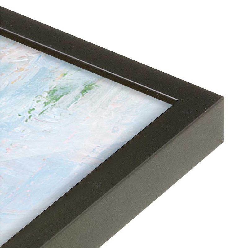 Impression sur toile Impressionist Floral Abstract II par Ethan Harper, Impression sur cadre ouvert sans papier mat, Noir