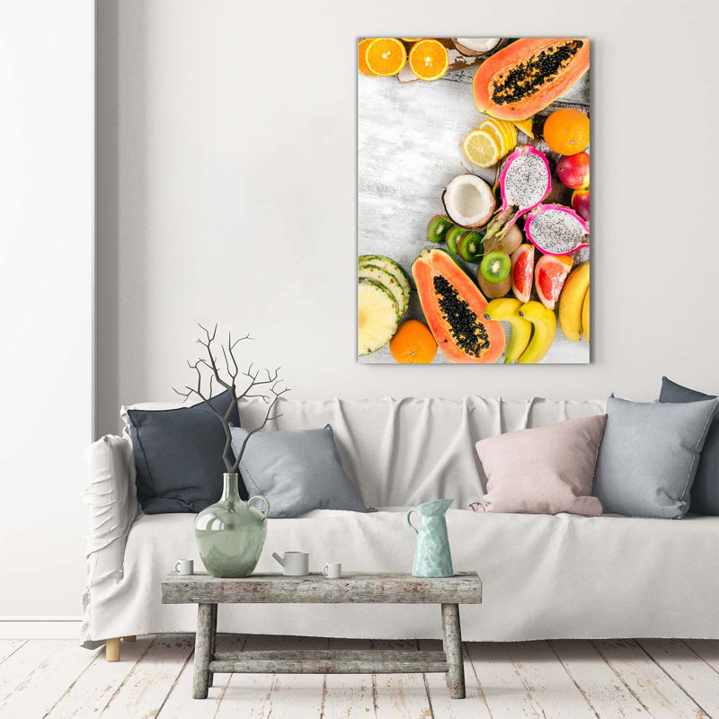 Fruits - Wrapped Canvas Print