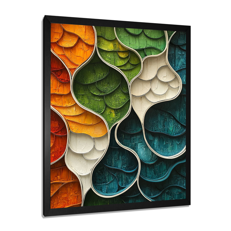 Omagene - Abstract Canvas Prints, H 32 po x l 16 po, Noir, noir, noir, noir, Reproduction encadrée d'une seule photo