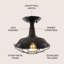 Saldana Semi Flush Mount-1808208120